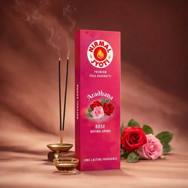 Nirmal Jyoti Rose Agarbatti 125 g