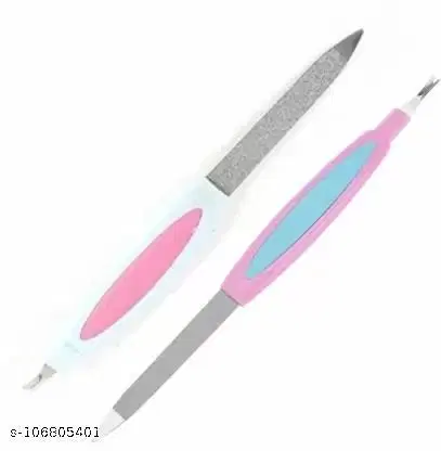 Manicure Pedicure Nail File Tool, Multicolor, Pack of 2