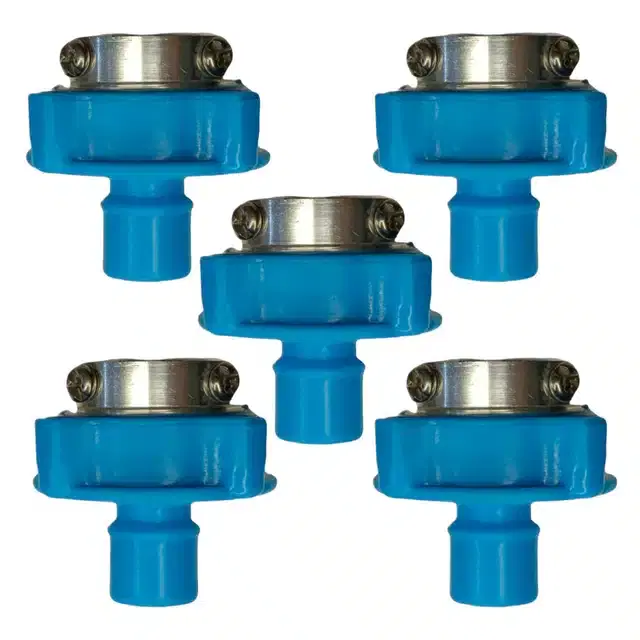 Water Tap Adapter, Pack of 5, Blue