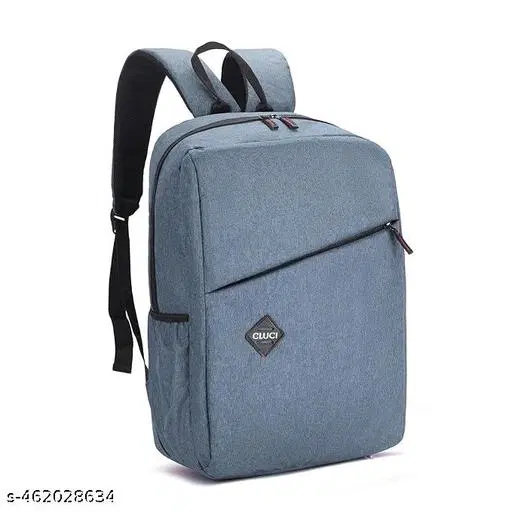 Canvas Backpack Bag, Blue