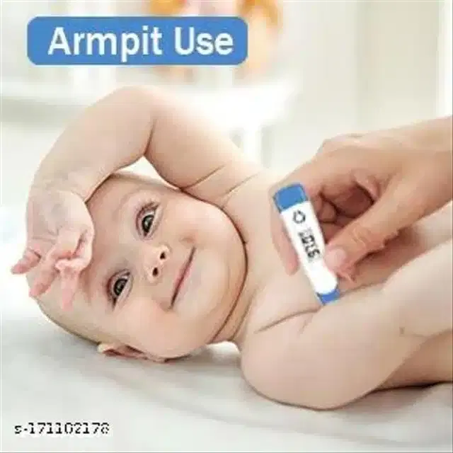 Yes Pluss Digital Thermometer, White & Blue