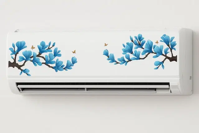 AVV Blue Flower AC Sticker 17x95cm