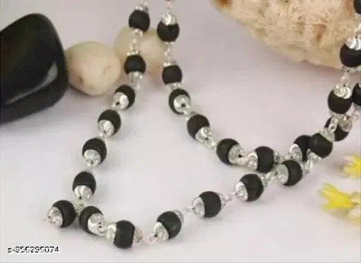 Mala Chain for Men (Black, Pack of 1)