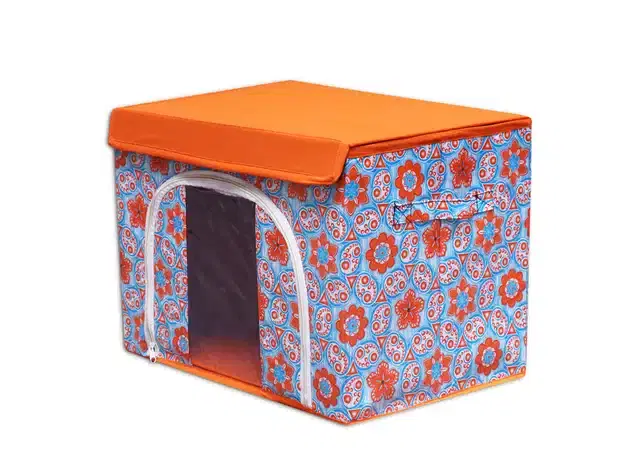 PVC Printed Multipurpose Storage Box, Multicolor