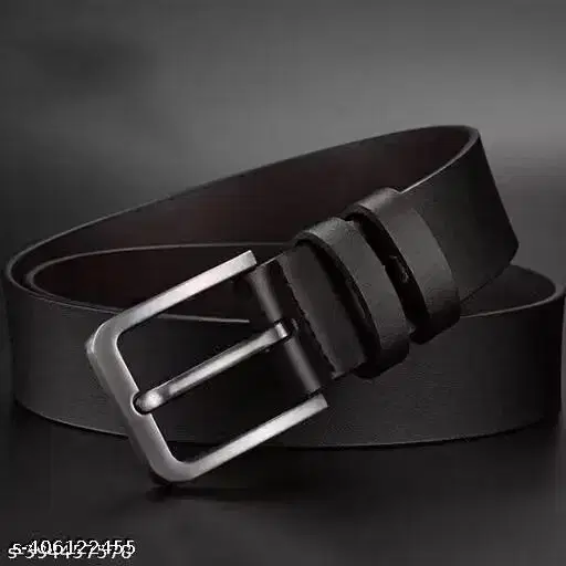 Synthetic Belt for Men (Brown, 32)