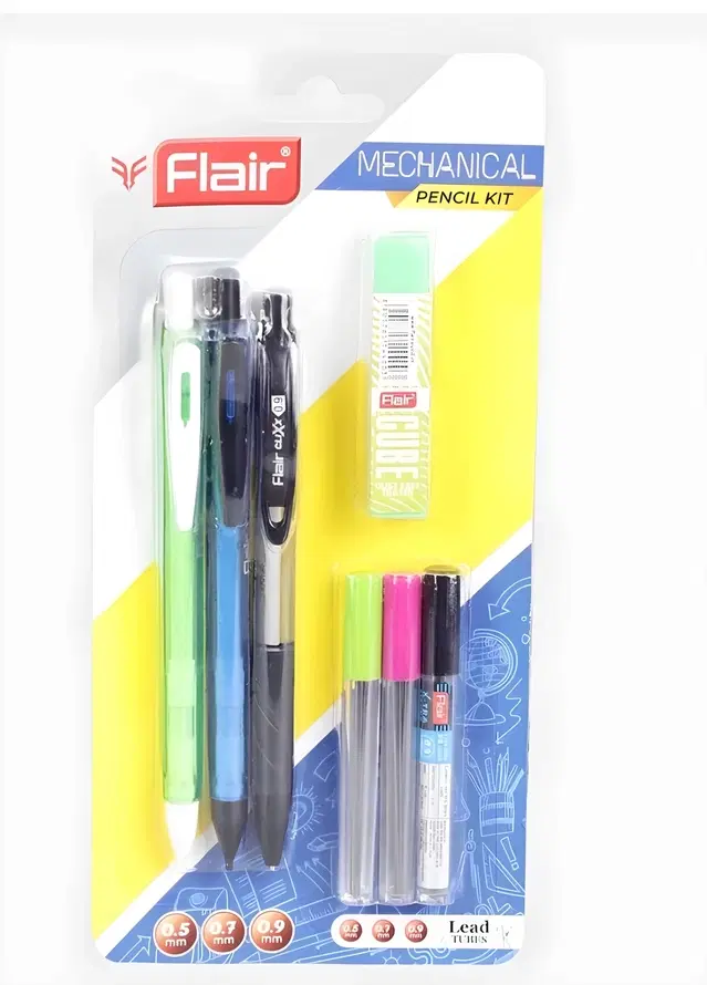 Plastic Mechanical Pencils, Set of 3