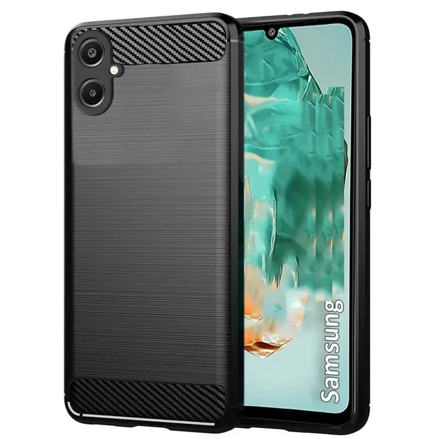 Silicone Mobile Back Cover for Samsung A07 5G (2025) (Black)