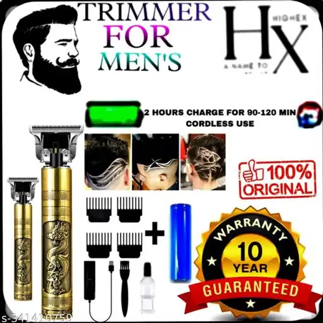 Buddha Style Trimmer for Men, Golden