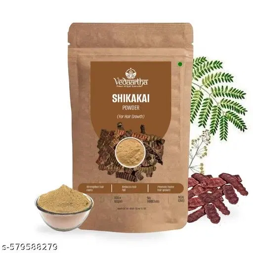 Vedaartha Shikakai Powder, Pack of 3 (50 g)