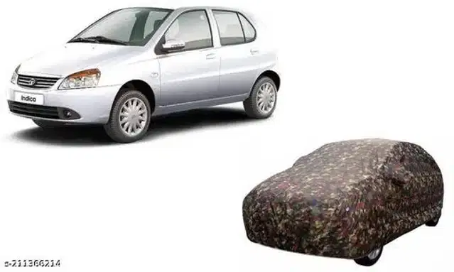 Taffeta Waterproof Car Cover for Indica, Multicolor