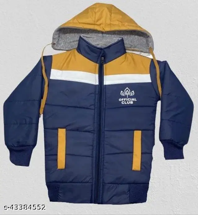 Polyester Jacket for Boys (Multicolor, 1-2 Years)