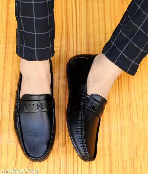 Loafers for Men (Black, 9)