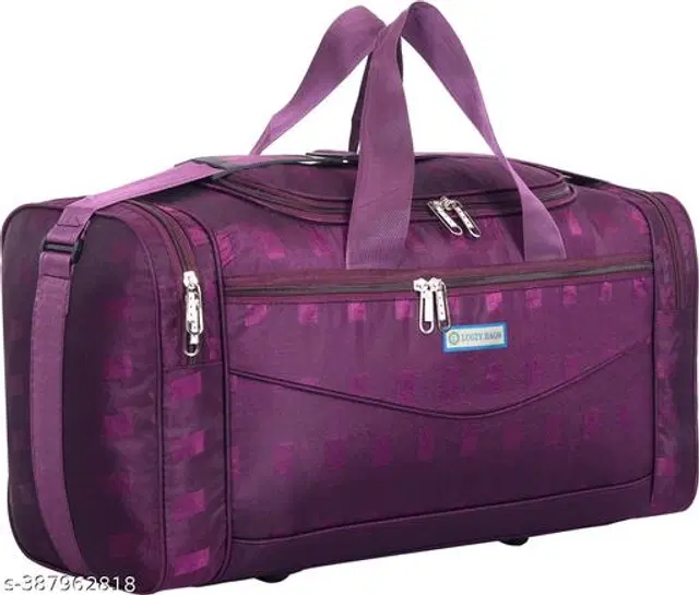 Polyester Duffel Bags, Purple