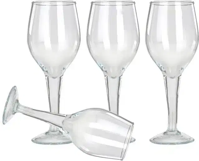 Liquor cum Cocktail Glasses, Transparent, 250 ml, Pack of 4