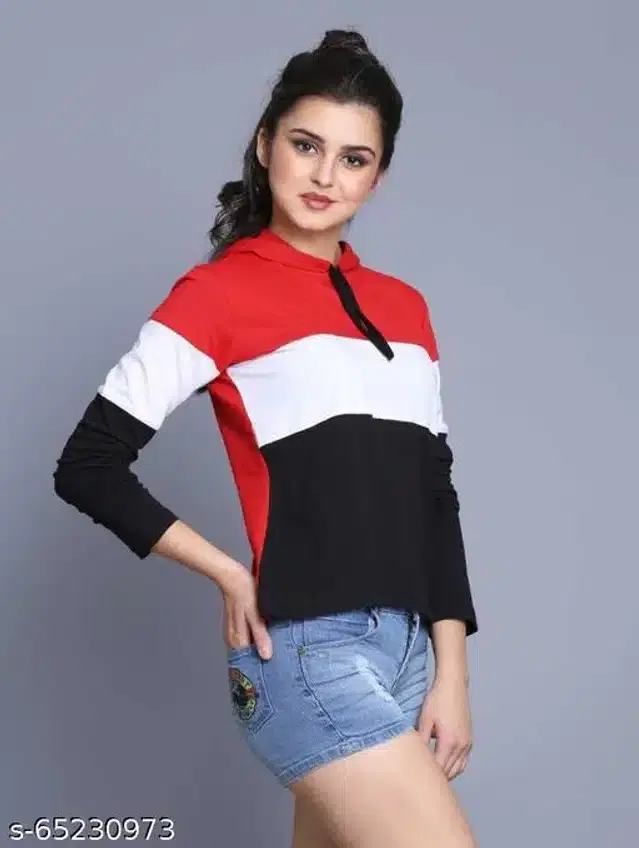 Full Sleeves Sweatshirts for Women (Multicolor, S)
