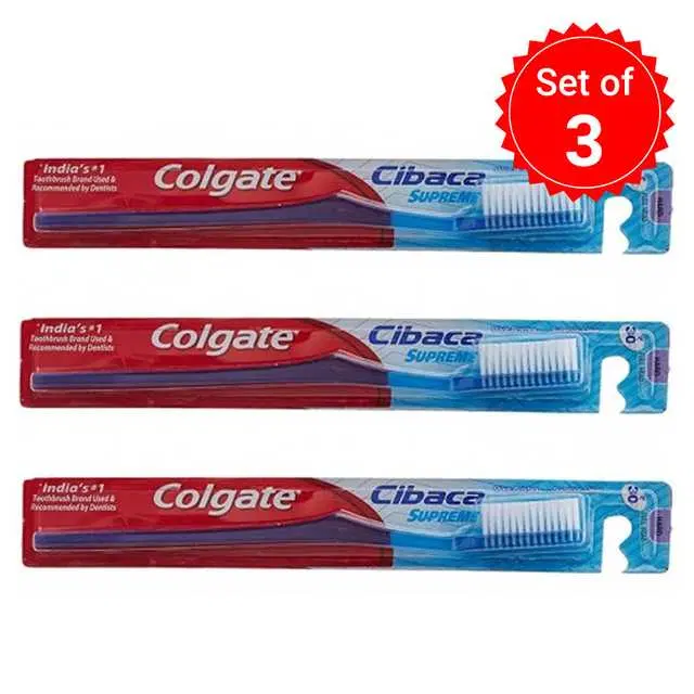 Colgate Cibaca Supreme Toothbrush (Pack of 3)