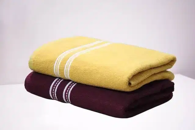 Bath Towel, 27x54 inches, Pack of 2, Multicolor