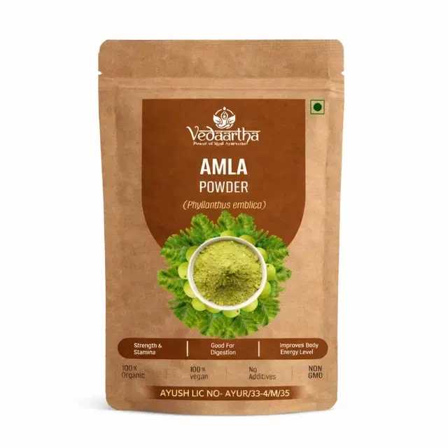 Vedaartha Organic Amla Powder, 100 g