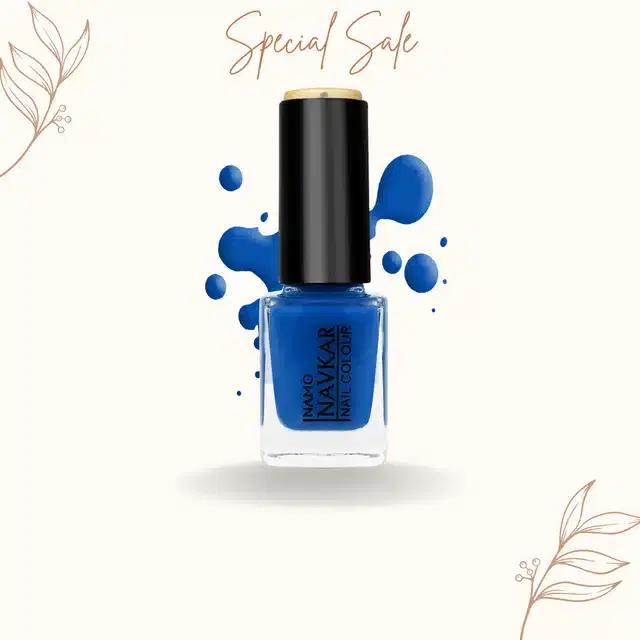 Long Lasting Matte Nail Polish, Blue, 10 ml