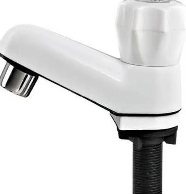 Plastic Pillar Taps, White