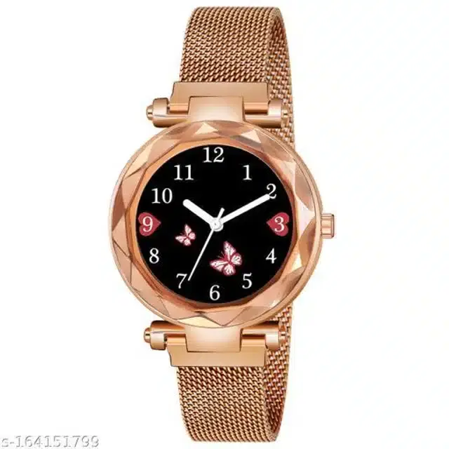 Analog Watch for Women (Rose Gold)