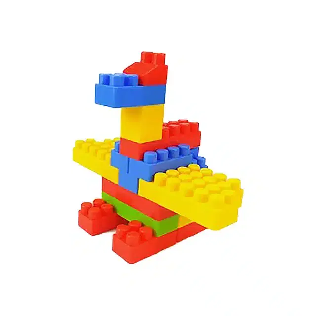 Plastic Educational Stem 100 Pcs Building Blocks Toy Set for Kids, Multicolor