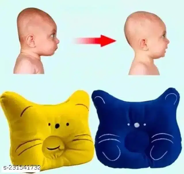 Pillow for Baby, Blue & Yellow, Pack of 2