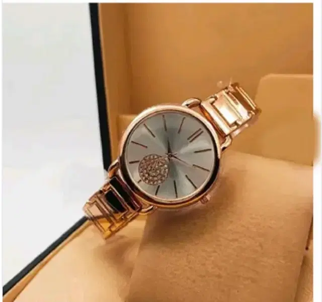 Analog Watch for Women (Rose Gold & Silver)