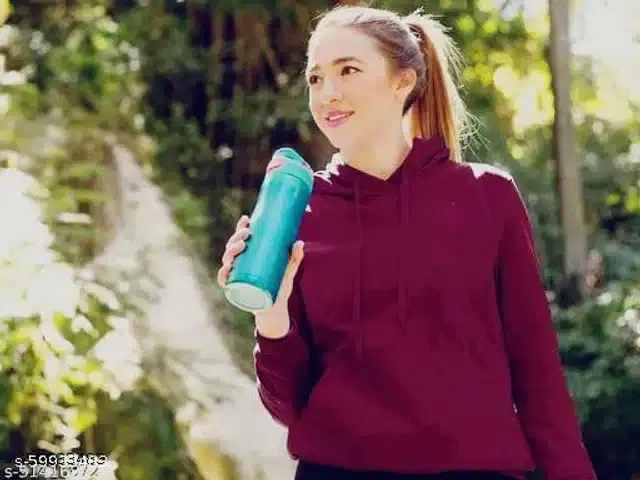 Full Sleeves Sweatshirts for Women (Maroon, S)