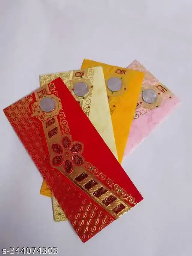 Designer Gift Envelope, Multicolor, Pack of 50