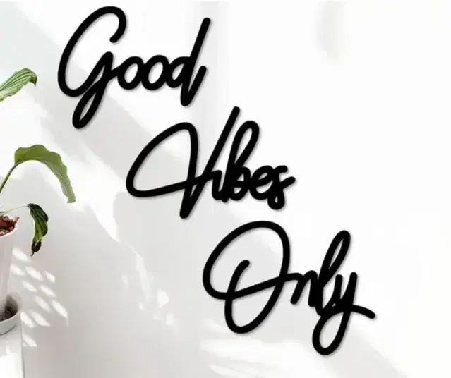 Khatu Craft  Good Vibes Hanging Grey 20x20cm