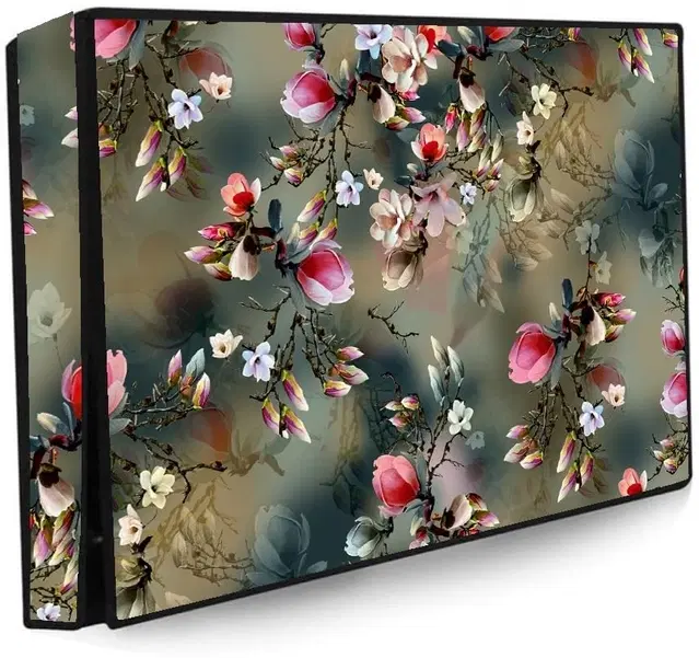 Grover Floral Printed 43inch LED cover Brown Pack of 1