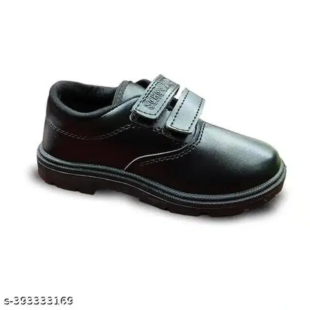 School Shoes for Kids (Black, 18-24 Months)
