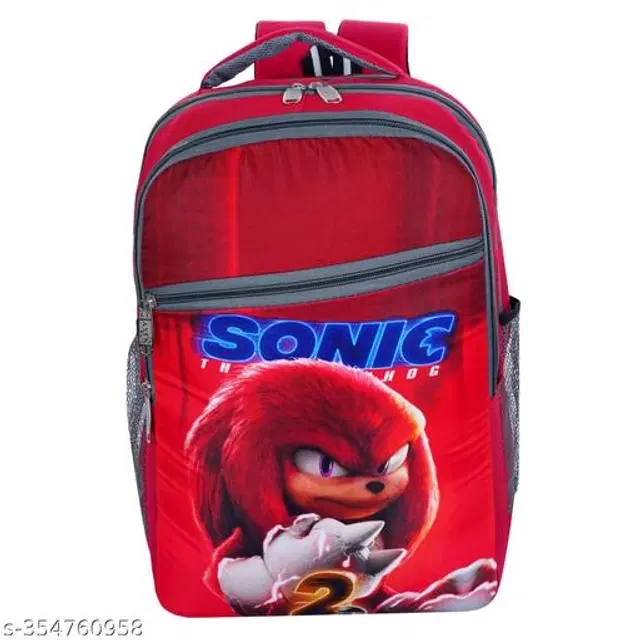 Polyester Backpacks for Kids, Red, 30 L