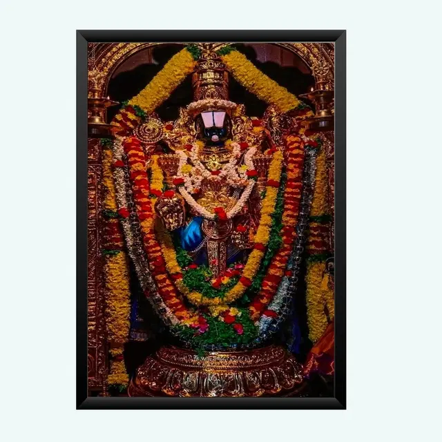 Polyester Photo Frame, Black, 5x7 inches