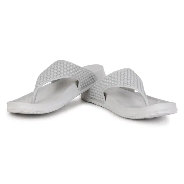 Flipflops for Women (Grey, 4)