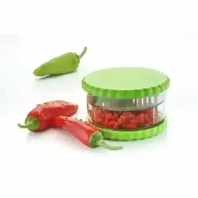 K Kudos Plastic Mini Chopper Garlic Nuts Ginger Kitchen Tool Chopper/Peeler/Slicer/Mixer/Cutter/Crusher/Dicer/Cooking Tools Hand Presser, Multicolours