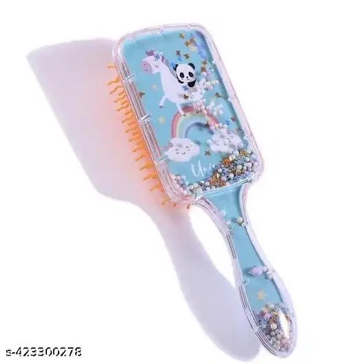 Glitter Hair Brush for Kids/Hairbrush 3D Unicorn Kids Hair Brush Stylish Comb for Babies/Children/Kids