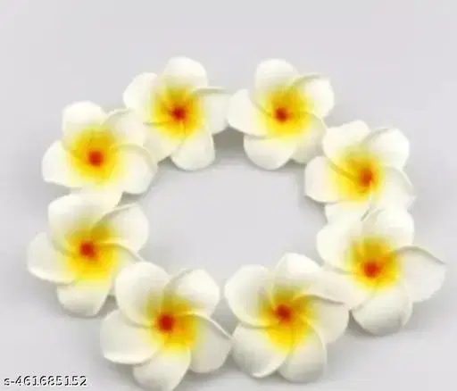Soap Artificial Flowers for Decoration for Women (White, Pack of 8)