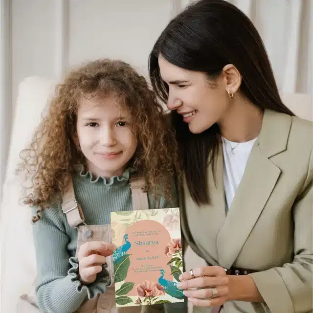 Birthday Party Greetings with Envelope, Multicolor