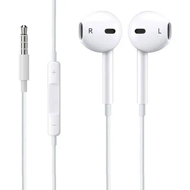 Wired 3.5mm Jack Earphone, White
