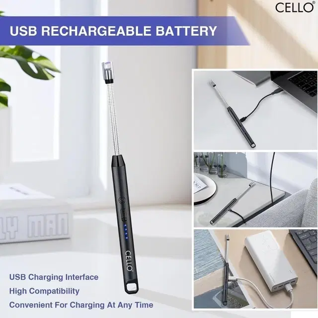 Type-C Rechargeable Electric Lighters for Kitchen,Multicolour