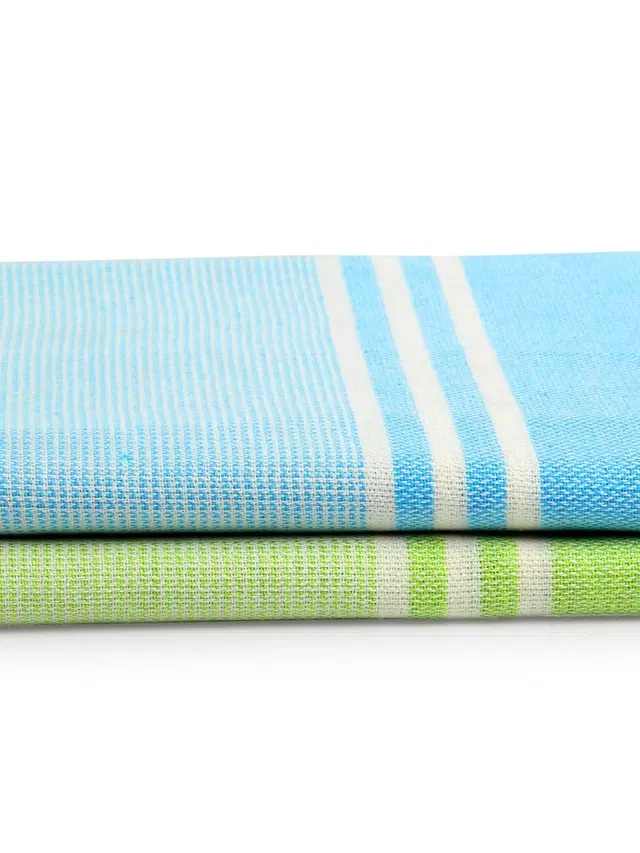 Cotton High Absorbent Bath Towels, Multicolor, Pack of 2