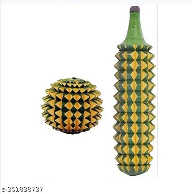 Wooden Body Massager Set, Brown, Set of 2