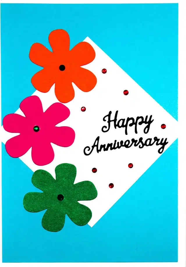 Anniversary Greeting Cards, Multicolor