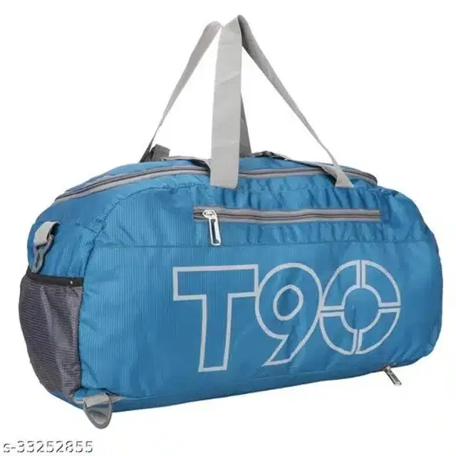 Polyester Duffel Bag, Turquoise