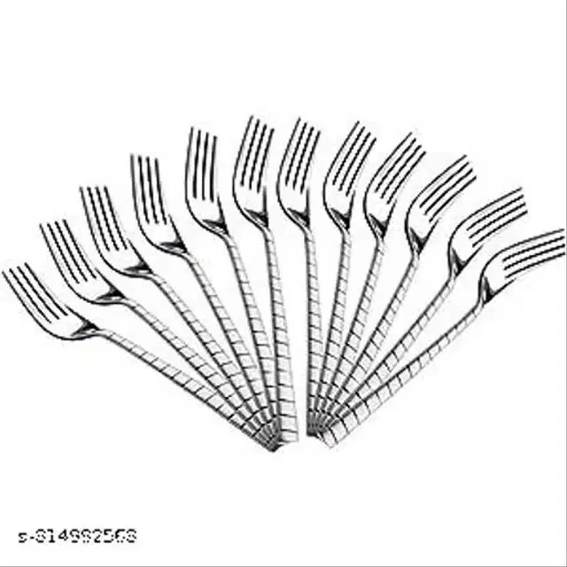 Stainless Steel Forks, Silver, Pack of 12