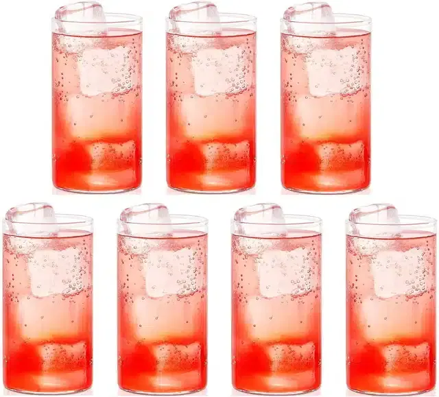 Liquor cum Cocktail Glasses, Transparent, 280 ml, Pack of 7