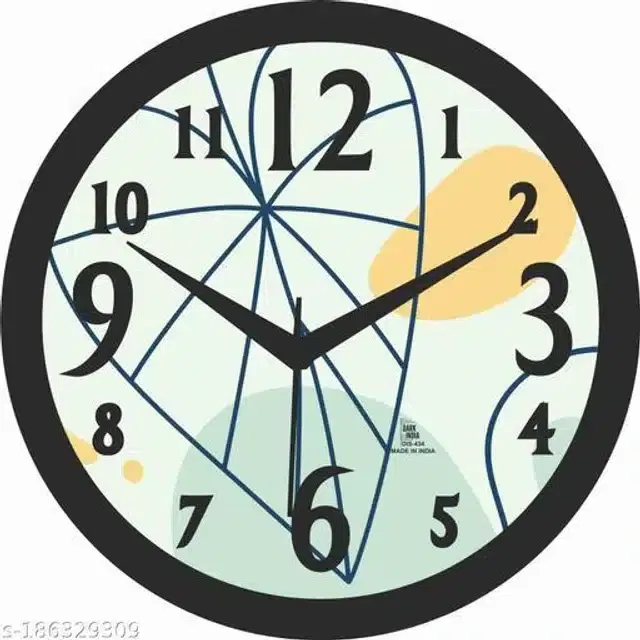 Designer Analog Wall Clock, Multicolor