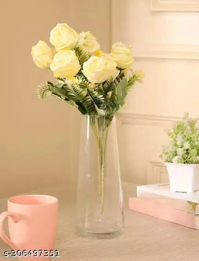 Plastic Artificial Flower, Multicolor, Pack of 2